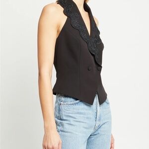 NWT Few Moda o.p.t Mina Vest - Black size 0